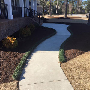 Condo Care mulching project